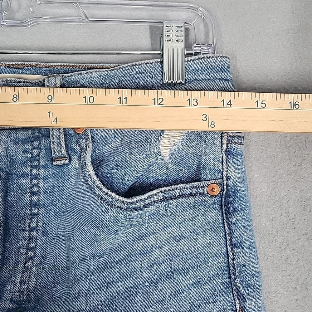Madewell The Perfect Vintage Jeans Women's 26 Blue Denim Distressed Straight Cas - Picture 5 of 15